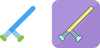 Baton Icon Design vector