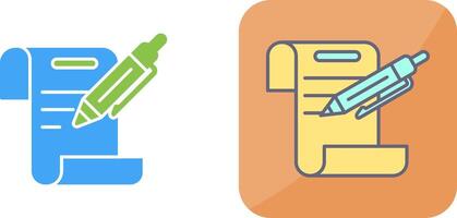 Contract Icon Design vector