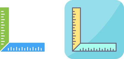 square Ruler Icon Design vector