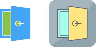 Door Icon Design vector