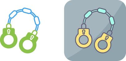 Handcuff Icon Design vector