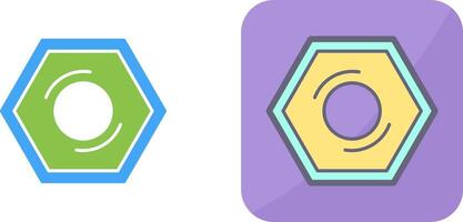 Nut Icon Design vector