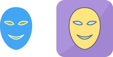 Ancient Face Mask Icon Design vector
