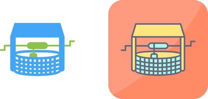Water Well Icon Design vector
