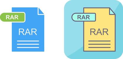 rar icono diseño vector