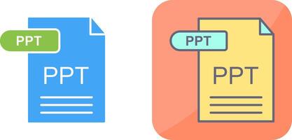 PPT Icon Design vector