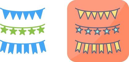 Garlands Icon Design vector