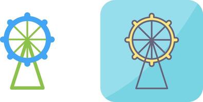 Ferris Wheel Icon Design vector