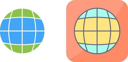 Globe Icon Design vector