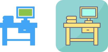Table Icon Design vector