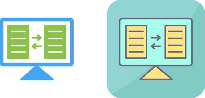 File Sharing Icon Design vector