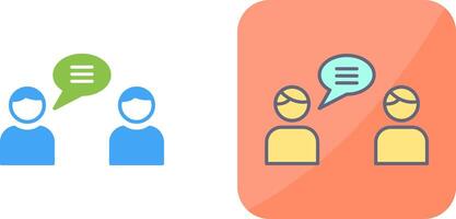 Chatting Icon Design vector