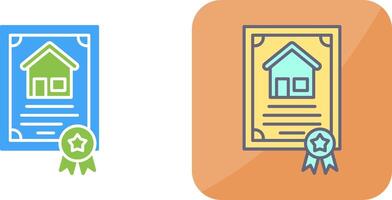Certificate Icon Design vector