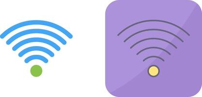 Signal on User Icon Design vector