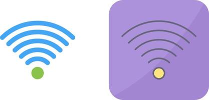 Signal on User Icon Design vector