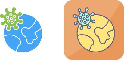 Pandemic Icon Design vector