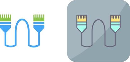 Internet Cable Icon Design vector