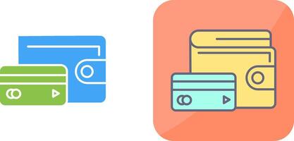 Wallet Icon Design vector