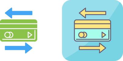 Transaction Icon Design vector
