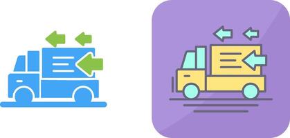 Order Return Icon Design vector
