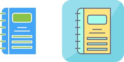 Notebook Icon Design vector