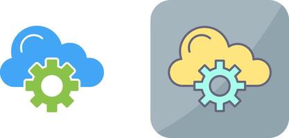Cloud Computing Icon Design vector