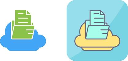 diseño de icono de nube vector