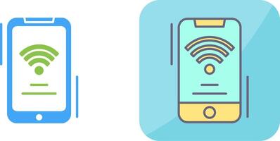 Wifi Signal Icon Design vector