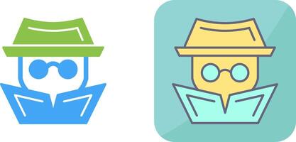 Hacker Icon Design vector