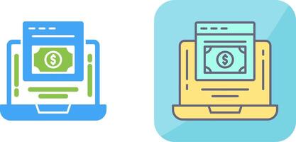 Online Payment Icon Design vector