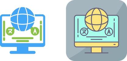 Language Icon Design vector