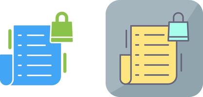 Wishlist Icon Design vector