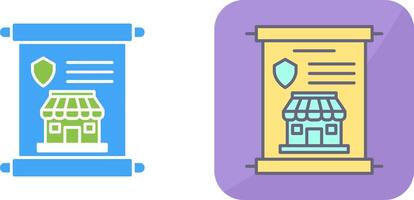 Policy Icon Design vector