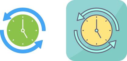 Run Time Icon Design vector