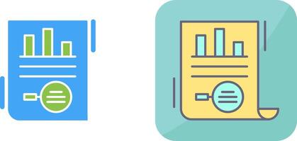 Market Research Icon Design vector