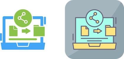 File Share Icon Design vector