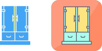 Cabinet Drawer Icon Design vector