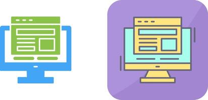 Adaptive Layout Icon Design vector