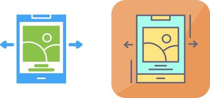 Swipe Icon Design vector