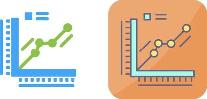 Graph Icon Design vector