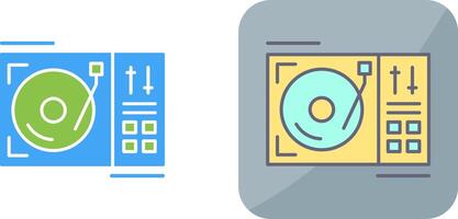 Turntable Icon Design vector