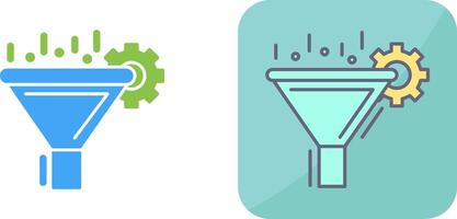 Filtering Icon Design vector