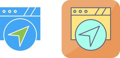 Navigation Icon Design vector