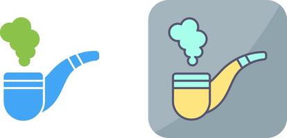 Smoke Pipe Icon Design vector