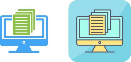 Document Icon Design vector