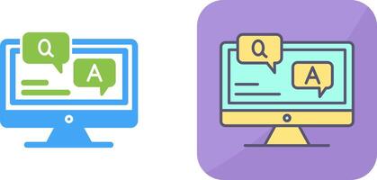 Faq Icon Design vector