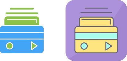 Atm Card Icon Design vector