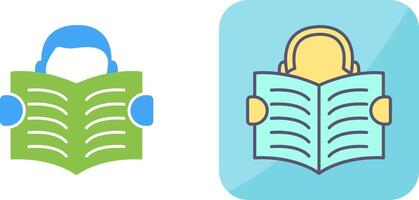 Reading Icon Design vector