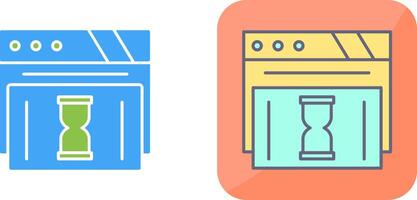 Waiting Icon Design vector