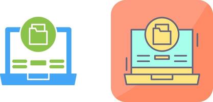 Data Storage Icon Design vector